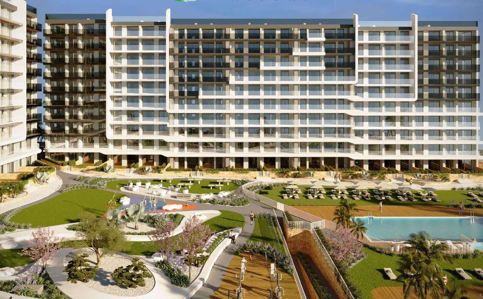 3 sypialnia Apartament na sprzedaż w Punta Prima z basenem garażem - 329 000 € (Ref: 7552865)