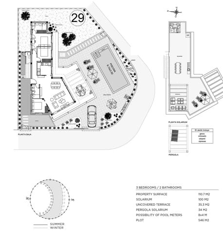 3 soverom Villa til salgs i Doña Pepa, Rojales med svømmebasseng garasje - € 664 985 (Ref: 7800881)