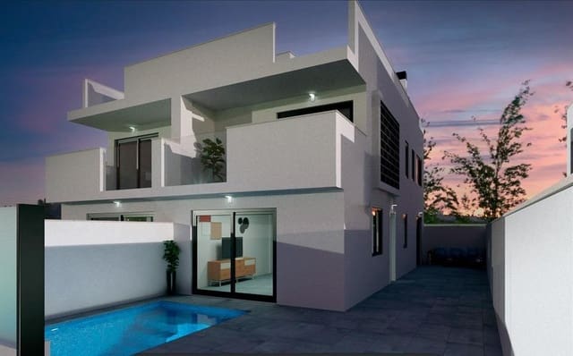 3 soverom Kjedet enebolig til salgs i San Pedro del Pinatar med svømmebasseng - € 329 000 (Ref: 7830740)