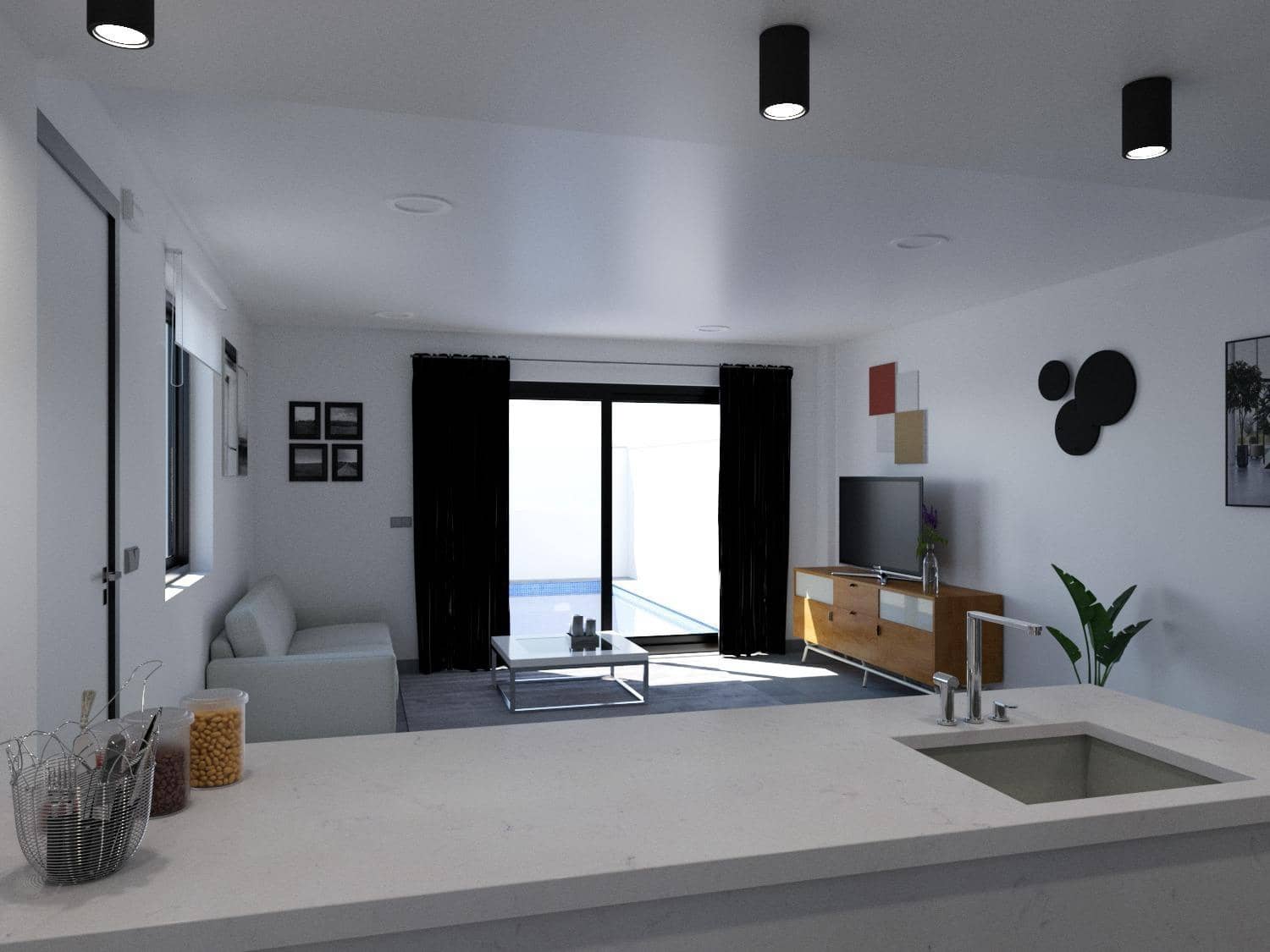 3 soverom Kjedet enebolig til salgs i San Pedro del Pinatar med svømmebasseng - € 329 000 (Ref: 7830740)