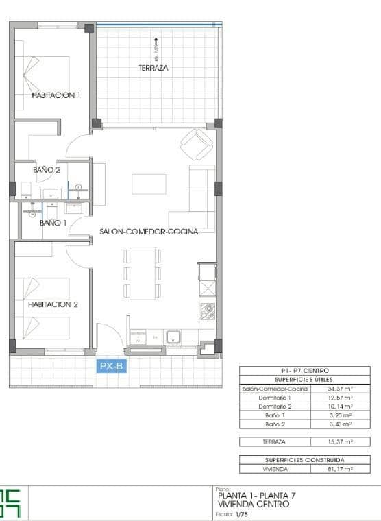 2 bedroom Apartment for sale in La Villajoyosa / Vila Joiosa with pool - € 349,000 (Ref: 9042155)