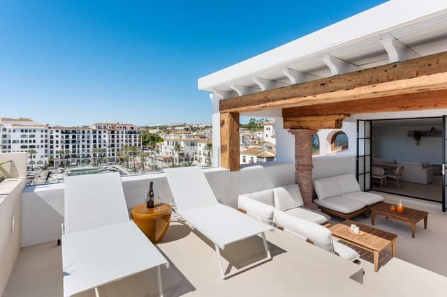 4 Zimmer Penthouse zu verkaufen in La Duquesa / Puerto de la Duquesa, Manilva mit Pool Garage - 1.290.000 € (Ref: 9026630)
