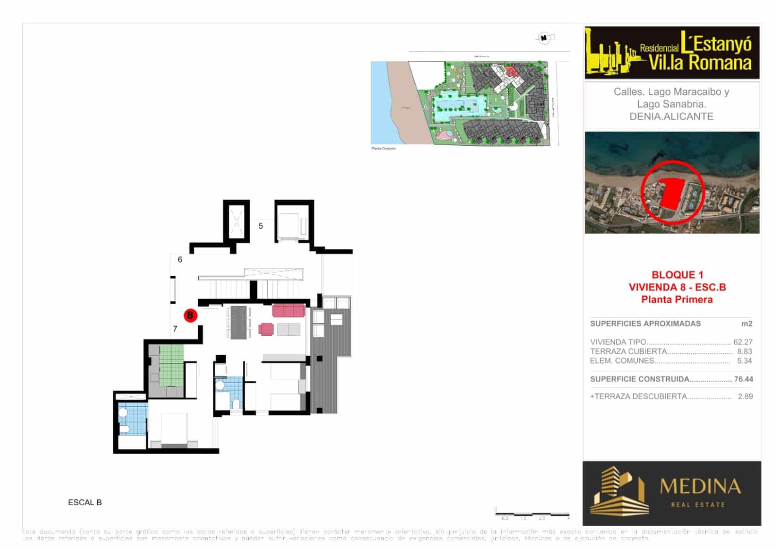 2 soverom Leilighet til salgs i Denia med svømmebasseng - € 355 000 (Ref: 9160576)