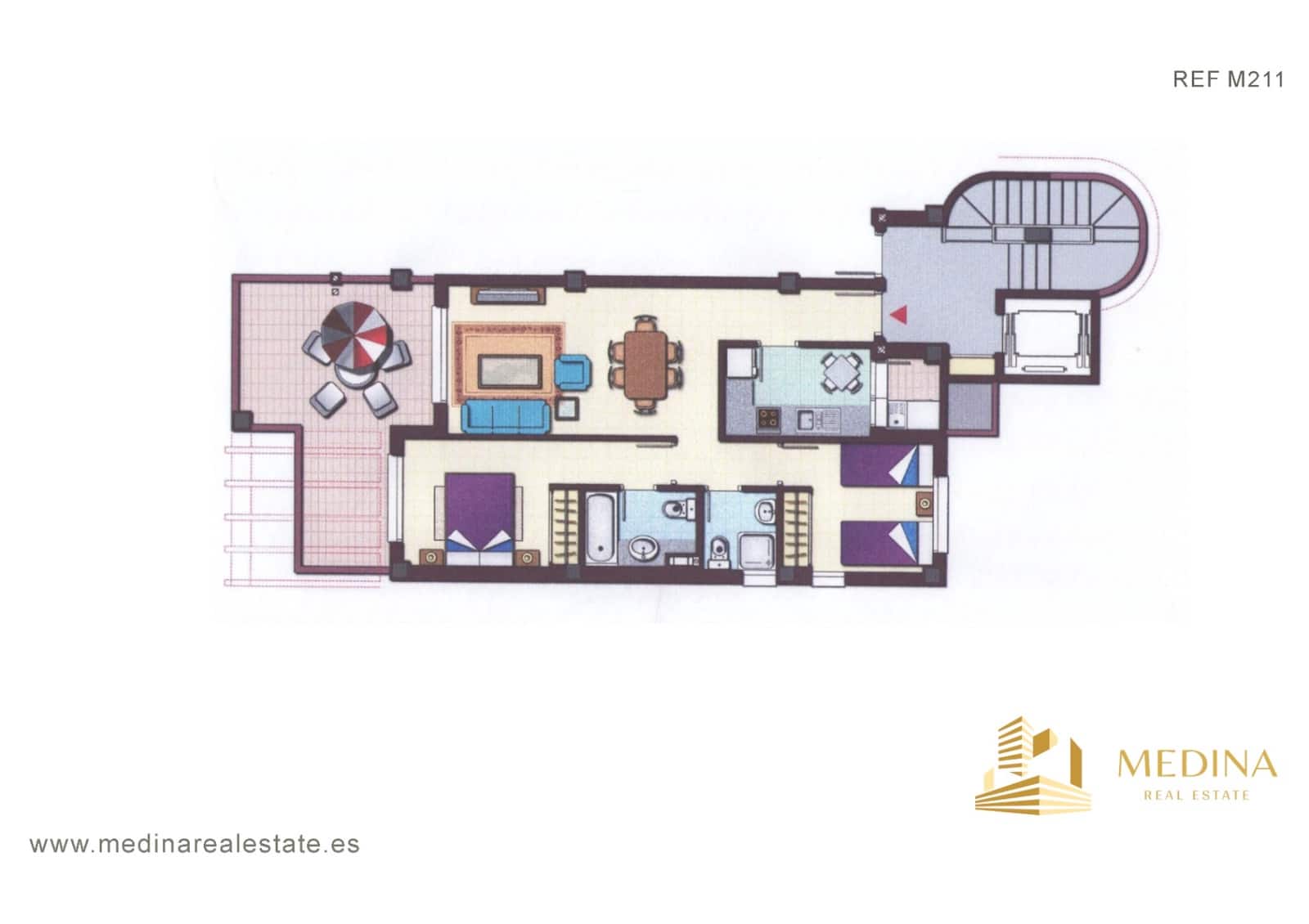 2 bedroom Apartment for sale in Denia with garage - € 347,000 (Ref: 9289418)