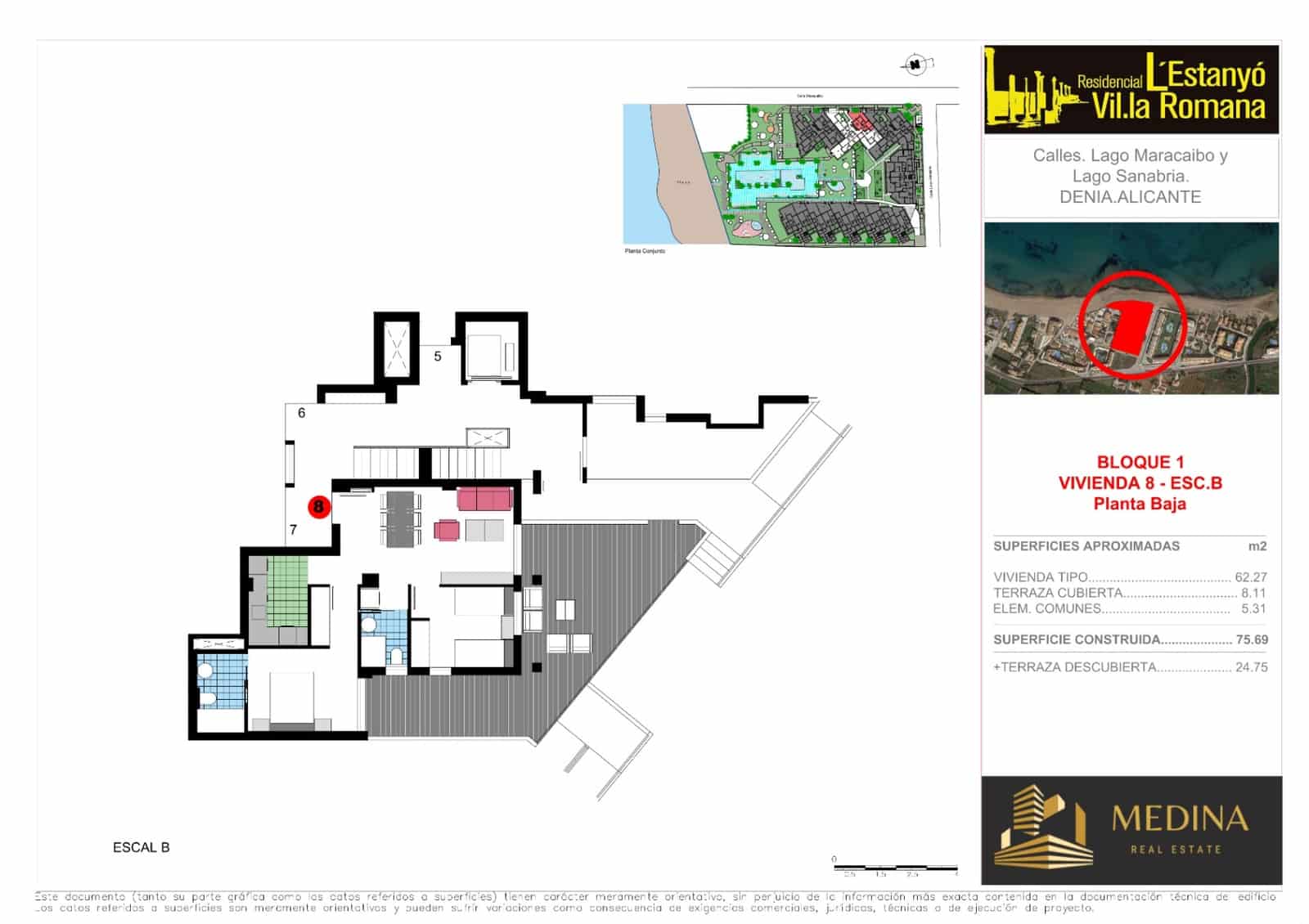 2 bedroom Apartment for sale in Denia with pool - € 355,000 (Ref: 9296358)