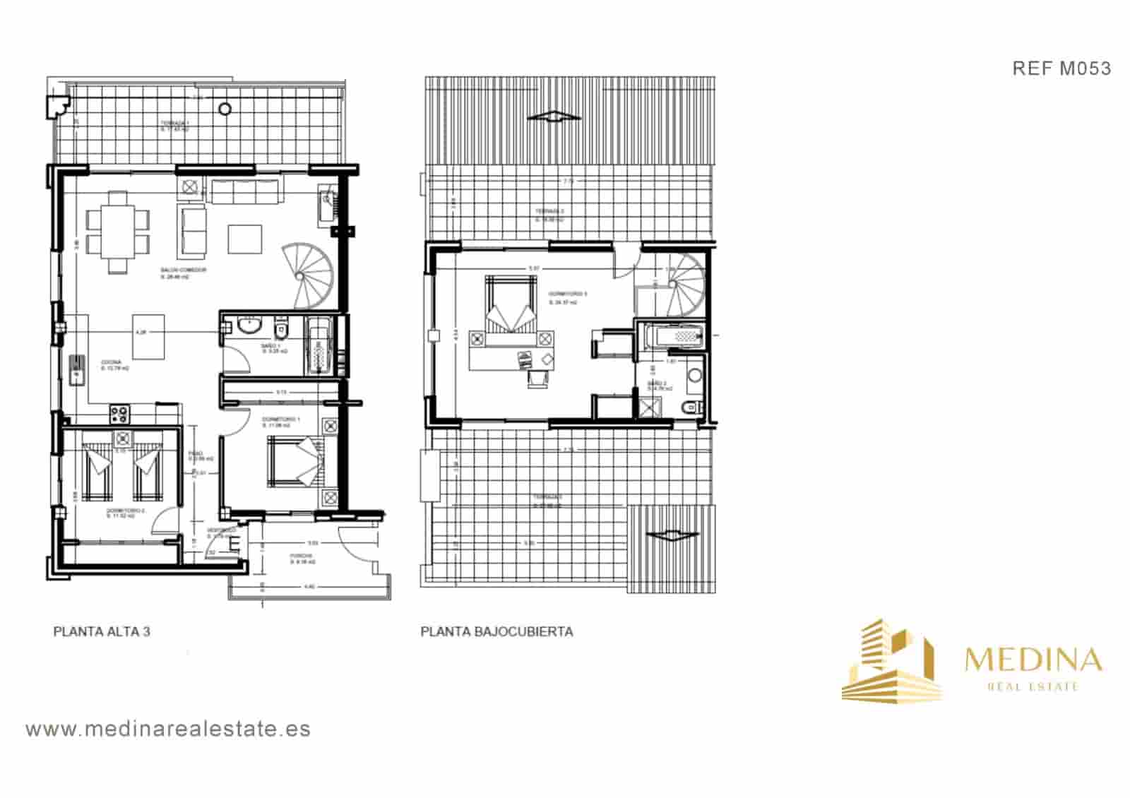 3 sypialnia Penthouse na sprzedaż w Pego z basenem - 389 000 € (Ref: 9329960)