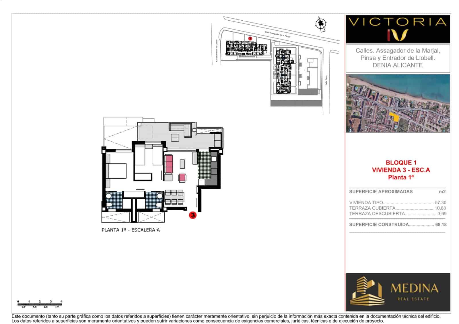 2 makuuhuone Huoneisto myytävänä paikassa Denia mukana uima-altaan - 299 000 € (Ref: 9462838)