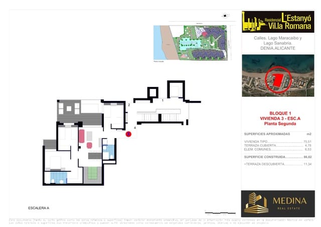 3 chambre Appartement à vendre à Dénia avec piscine - 525 000 € (Ref: 9462841)