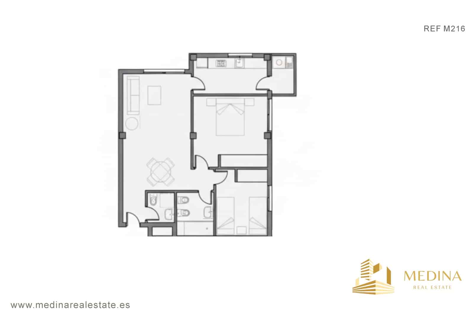 2 quarto Apartamento para venda em Denia com piscina garagem - 260 000 € (Ref: 9462843)