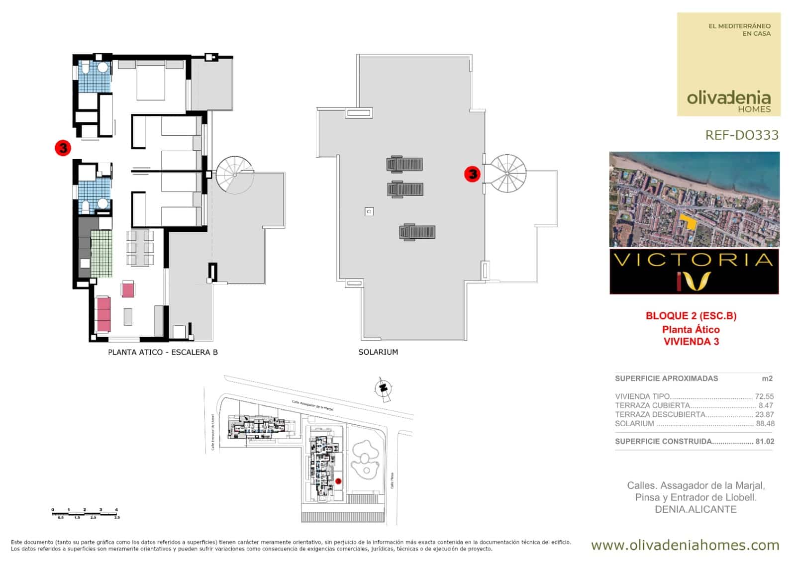 3 soveværelse Penthouse til salg i Denia med swimmingpool - € 499.000 (Ref: 9542427)