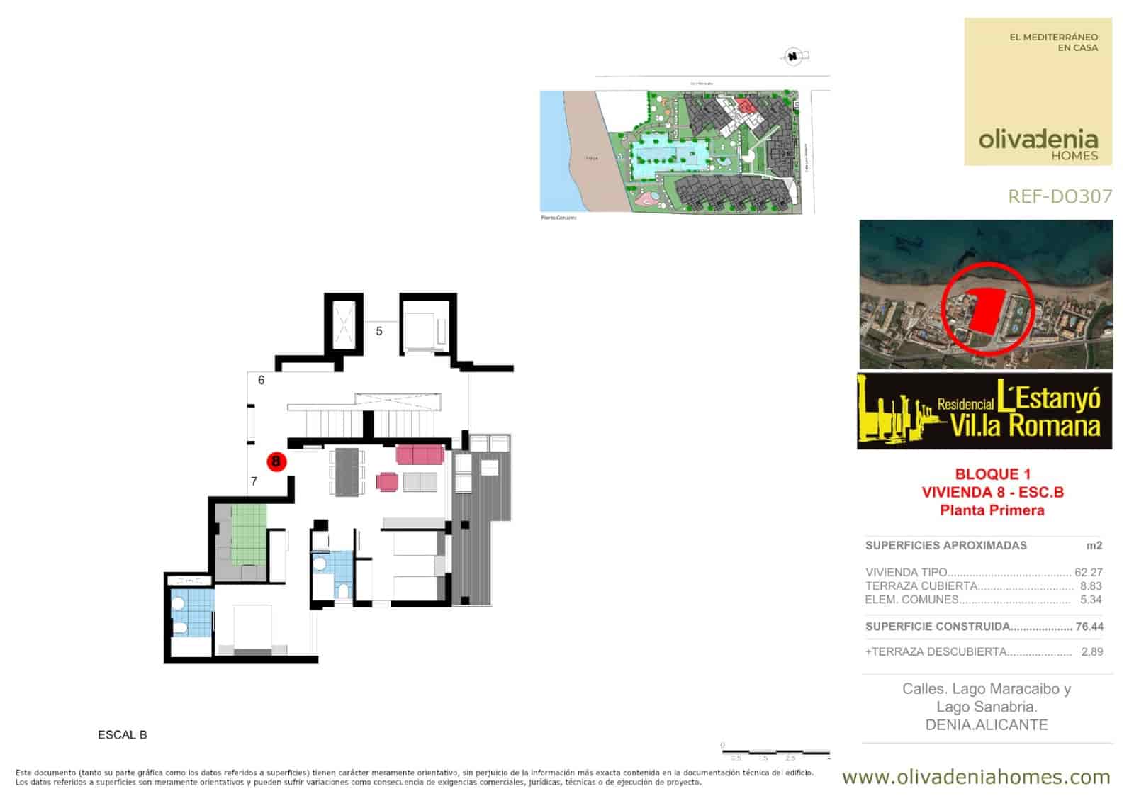 2 soveværelse Lejlighed til salg i Denia med swimmingpool - € 355.000 (Ref: 9542432)