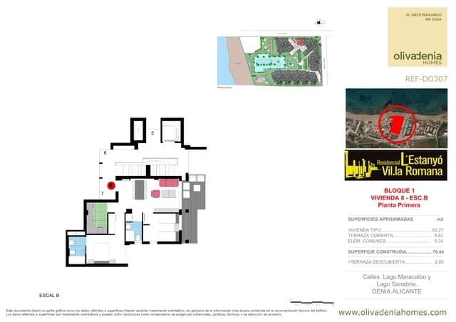 2 soveværelse Lejlighed til salg i Dénia med swimmingpool - € 355.000 (Ref: 9542432)