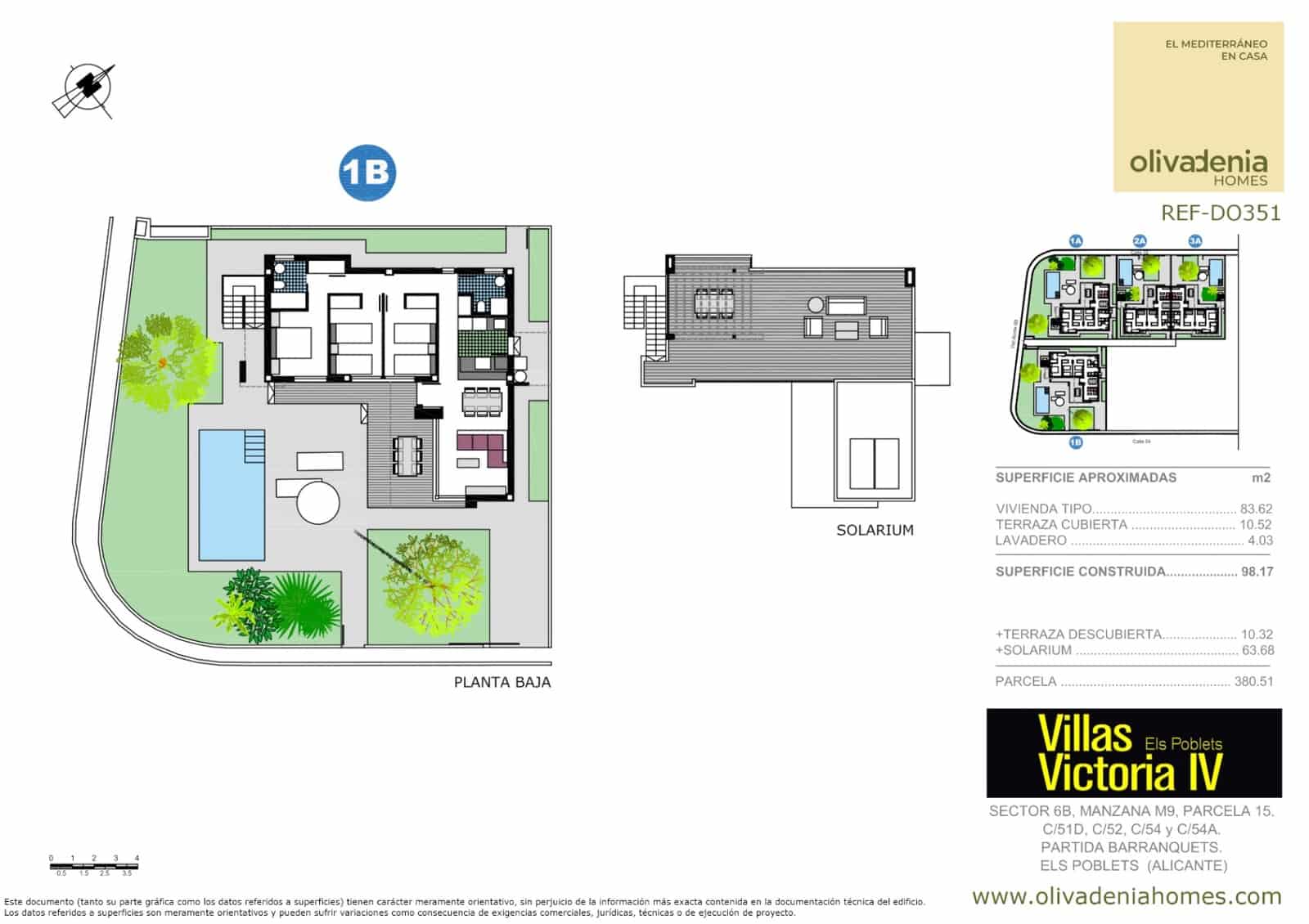 3 bedroom Villa for sale in Els Poblets with pool - € 475,000 (Ref: 9542433)