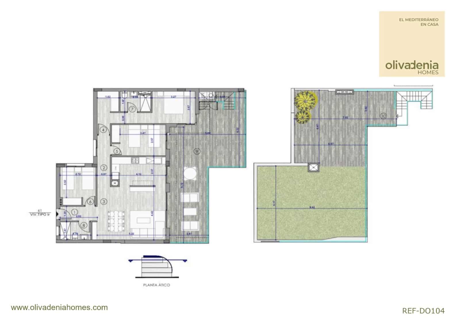 3 soveværelse Penthouse til salg i Denia med swimmingpool garage - € 695.000 (Ref: 9542435)