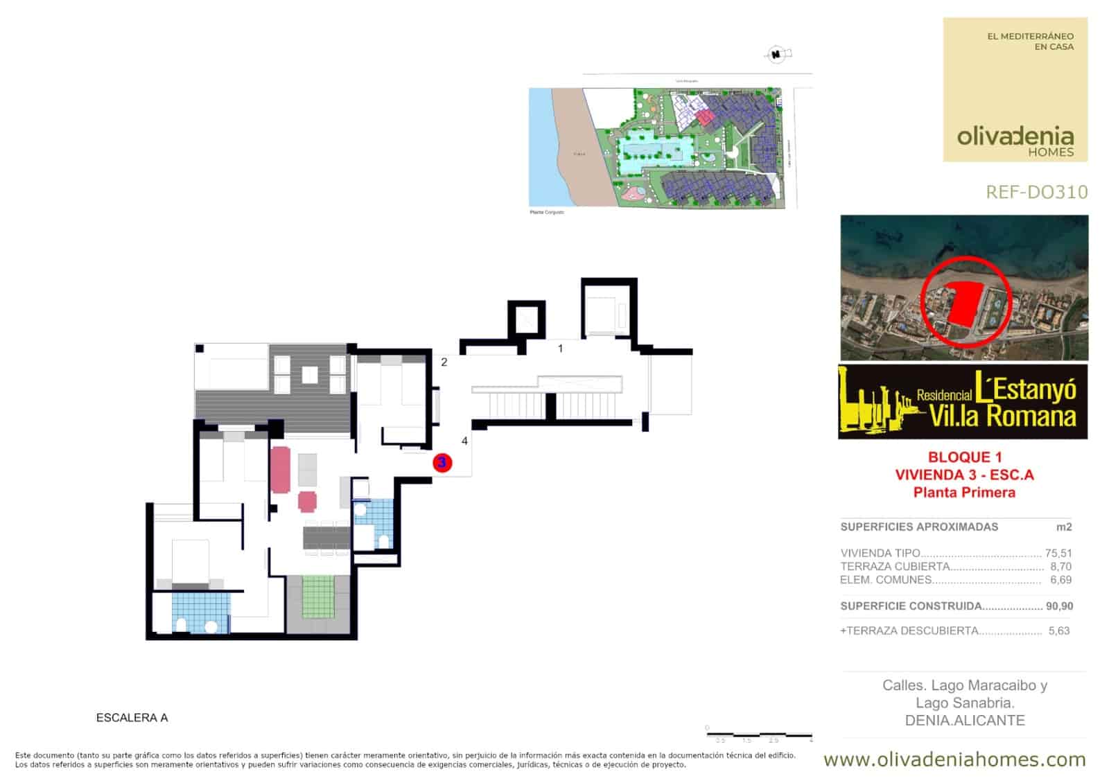 3 soverom Leilighet til salgs i Denia med svømmebasseng - € 475 000 (Ref: 9542439)
