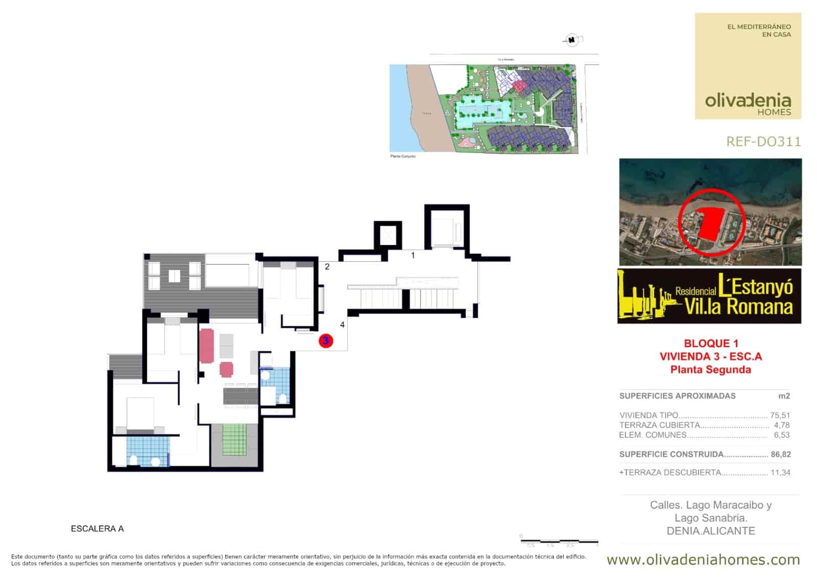 3 soveværelse Lejlighed til salg i Denia med swimmingpool - € 525.000 (Ref: 9542440)