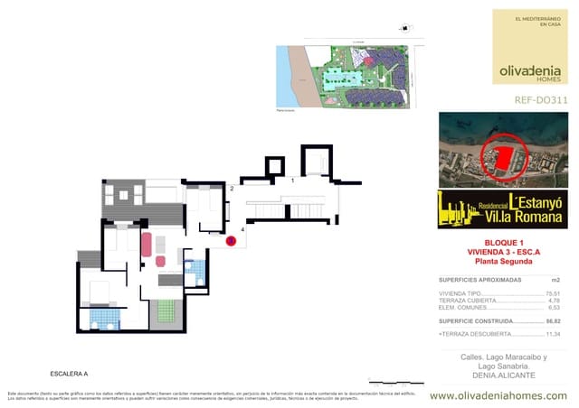 3 soveværelse Lejlighed til salg i Dénia med swimmingpool - € 525.000 (Ref: 9542440)