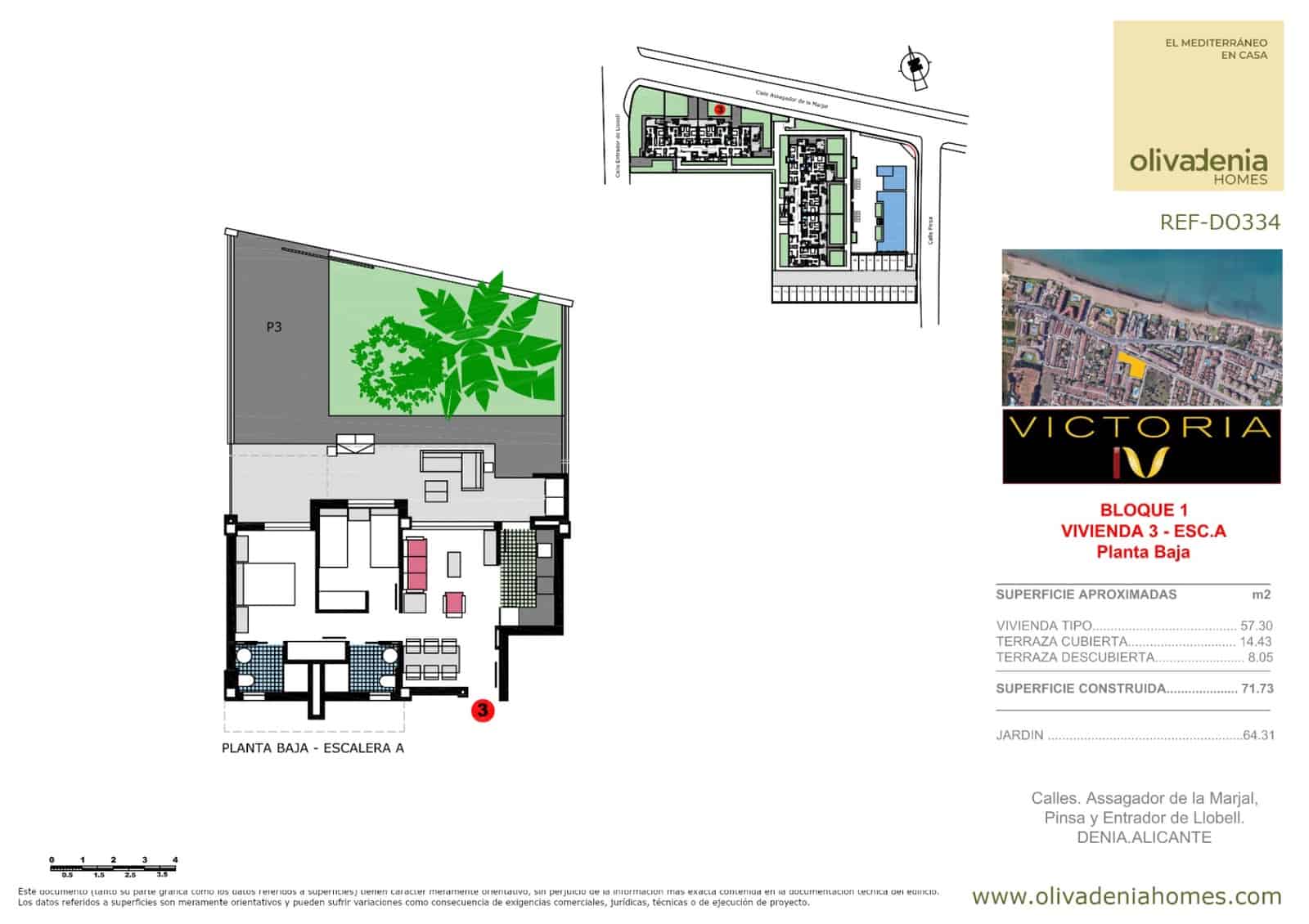 2 soveværelse Lejlighed til salg i Denia med swimmingpool garage - € 315.000 (Ref: 9542443)