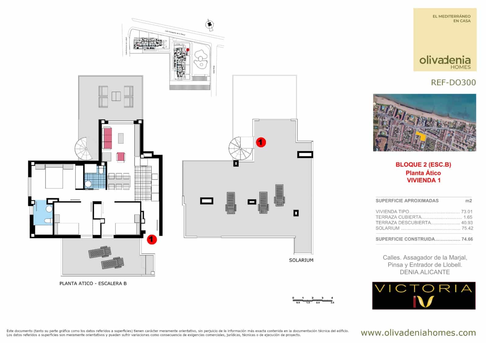 3 bedroom Penthouse for sale in Denia with pool - € 499,000 (Ref: 9542444)