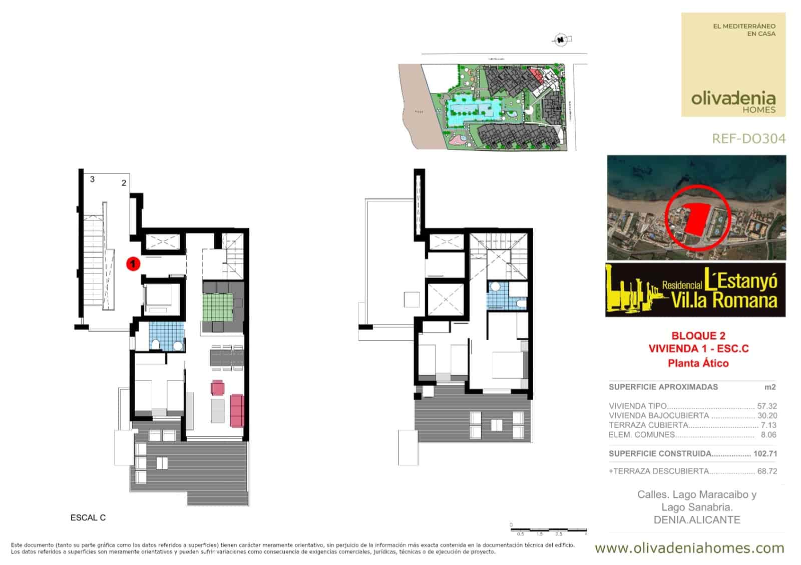 3 soveværelse Penthouse til salg i Denia med swimmingpool - € 599.000 (Ref: 9542445)