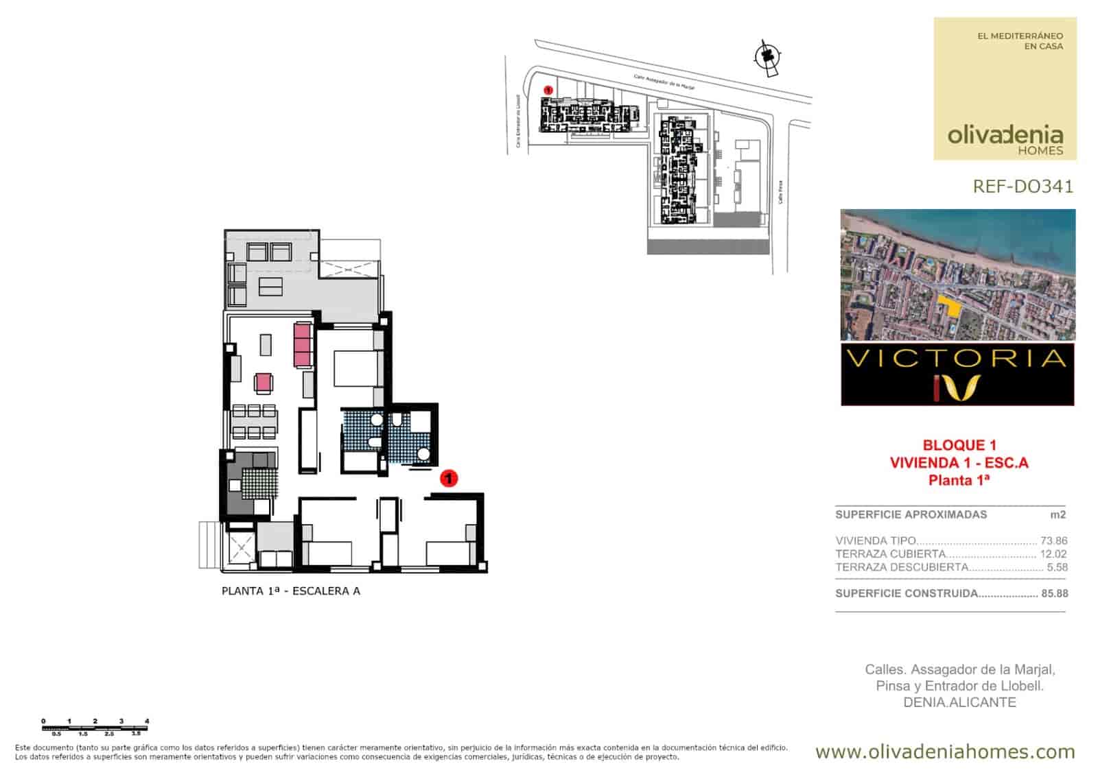 3 chambre Appartement à vendre à Denia avec piscine - 335 000 € (Ref: 9633681)