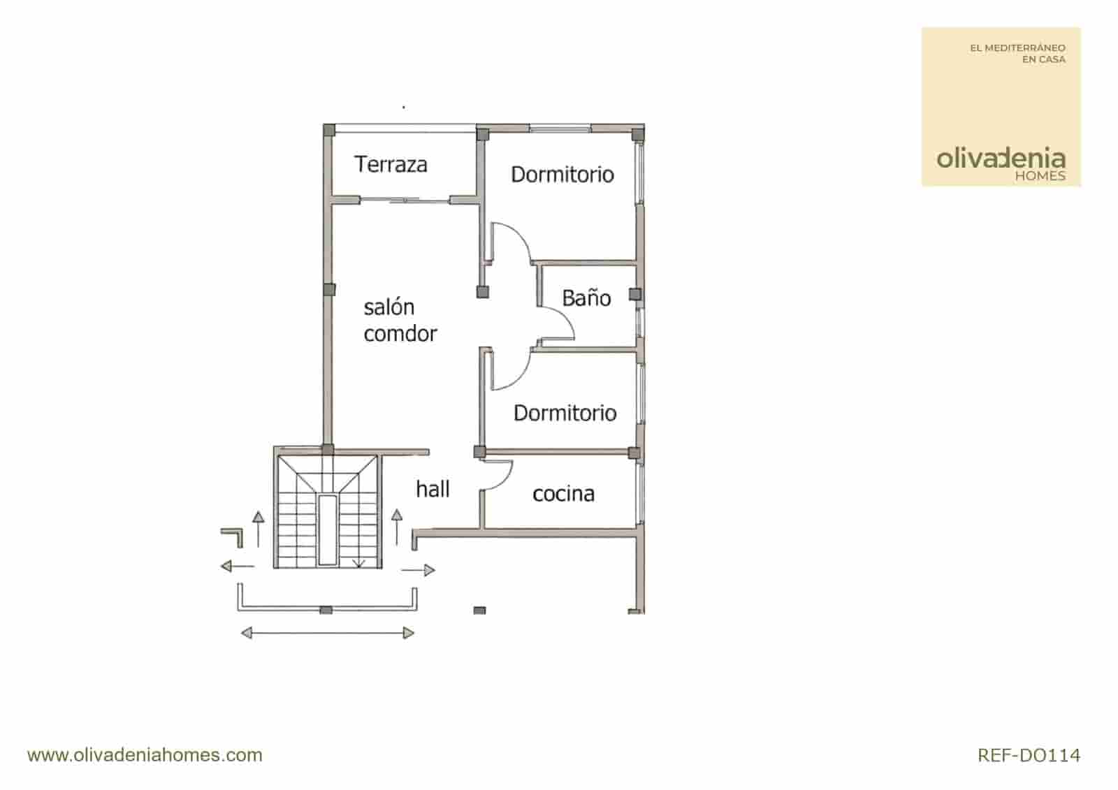 2 bedroom Apartment for sale in Denia with garage - € 196,000 (Ref: 9733805)