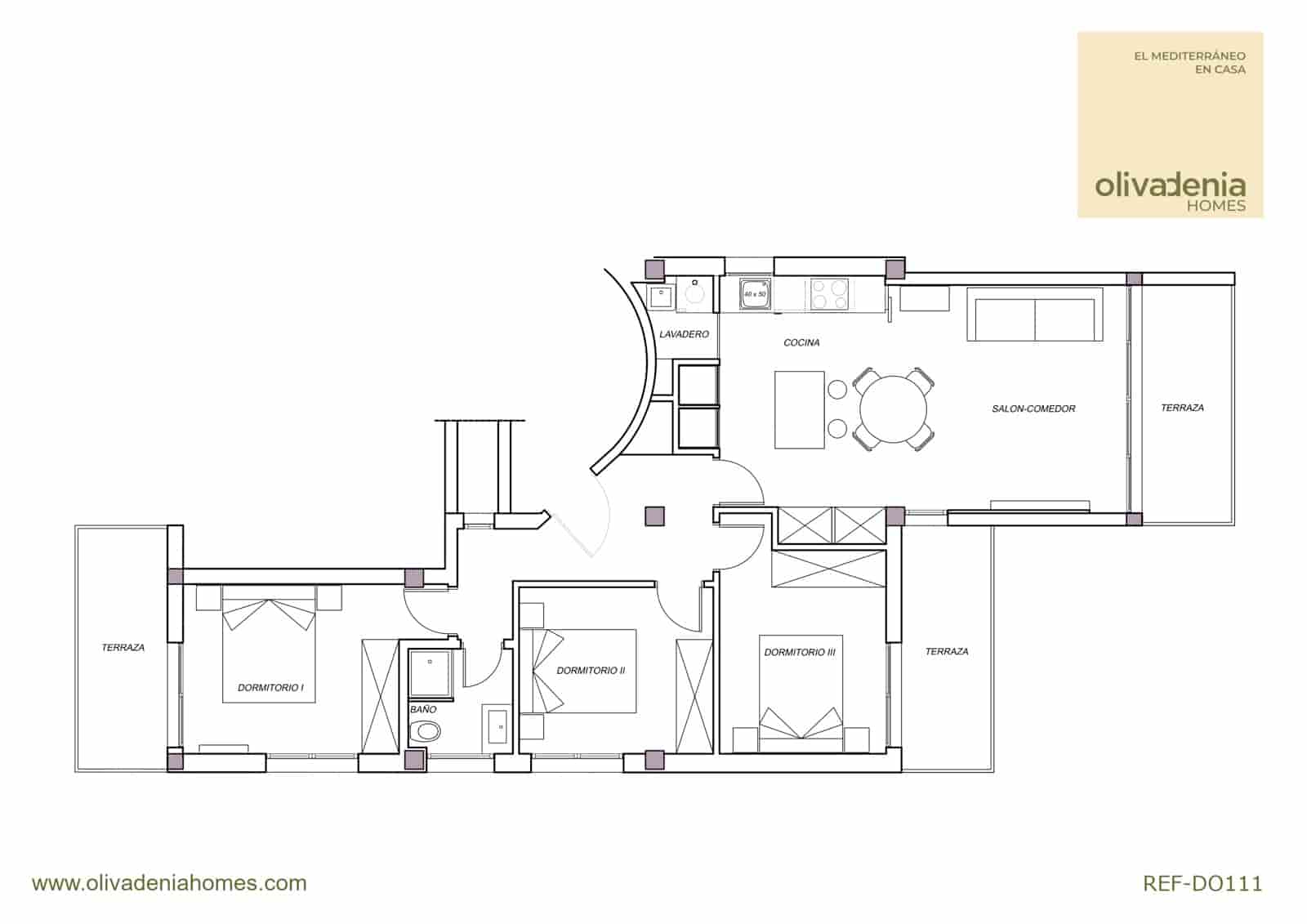 3 bedroom Apartment for sale in Denia with garage - € 375,000 (Ref: 9733807)