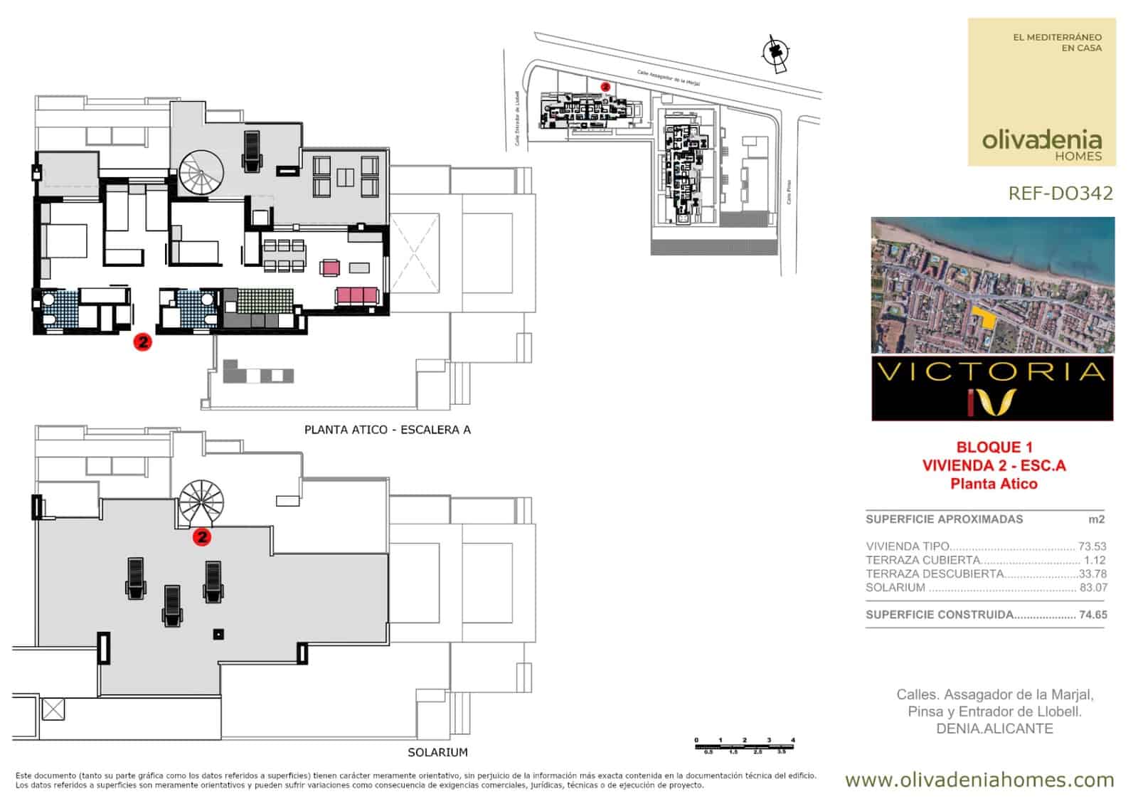 3 soveværelse Penthouse til salg i Denia med swimmingpool - € 449.000 (Ref: 9763925)