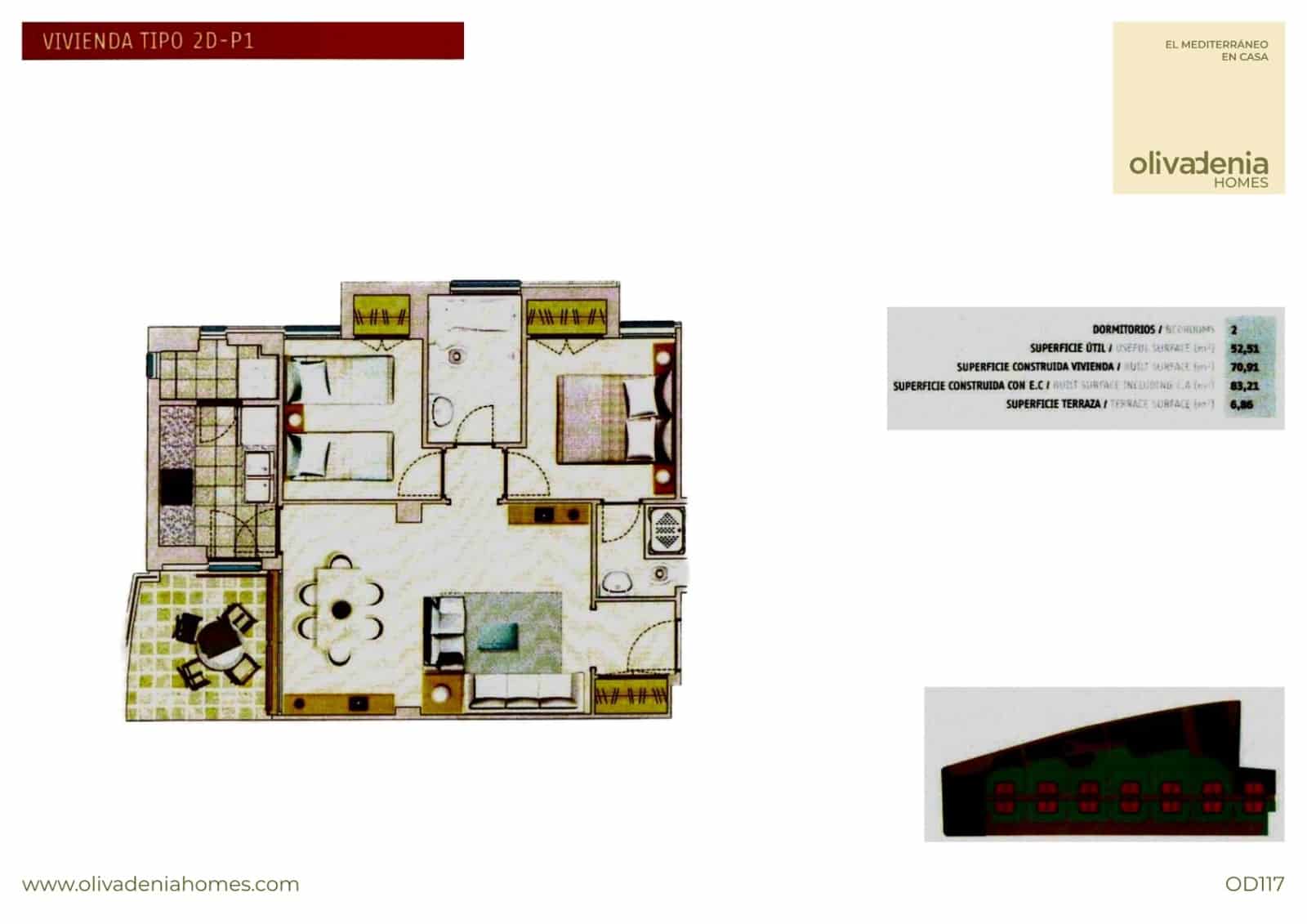 2 camera da letto Appartamento in vendita in El Vergel / Verger con piscina garage - 230.000 € (Rif: 9917732)
