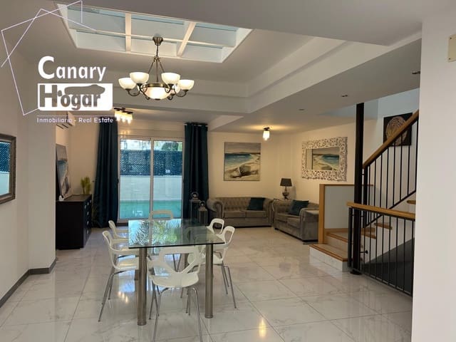 4 chambre Villa/Maison Mitoyenne à vendre à Fañabe, Adeje avec piscine garage - 650 000 € (Ref: 8780145)