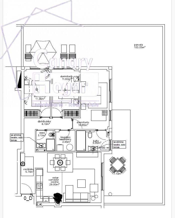 3 sovrum Lägenhet till salu i Granadilla de Abona med pool - 660 000 € (Ref: 9615636)