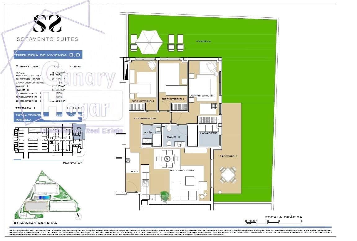 3 sovrum Lägenhet till salu i Granadilla de Abona med pool - 660 000 € (Ref: 9615636)