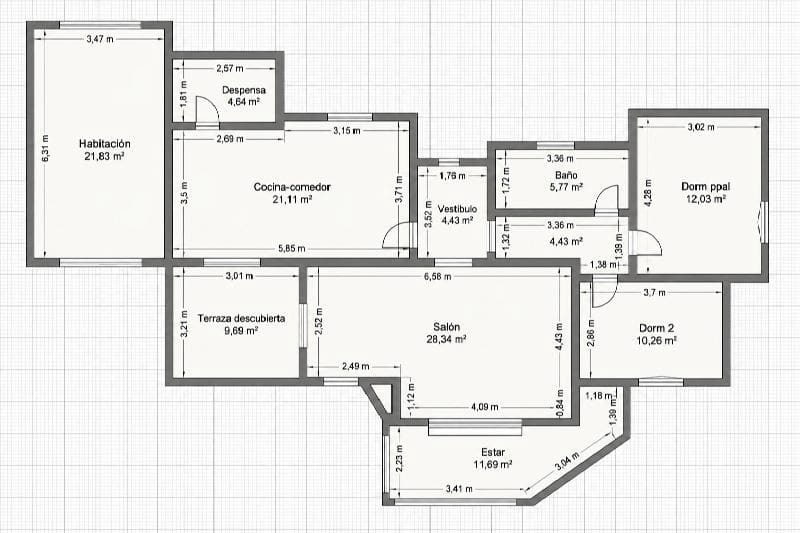 5 sypialnia Dom blizniak na sprzedaż w Adsubia z basenem garażem - 995 000 € (Ref: 10179864)