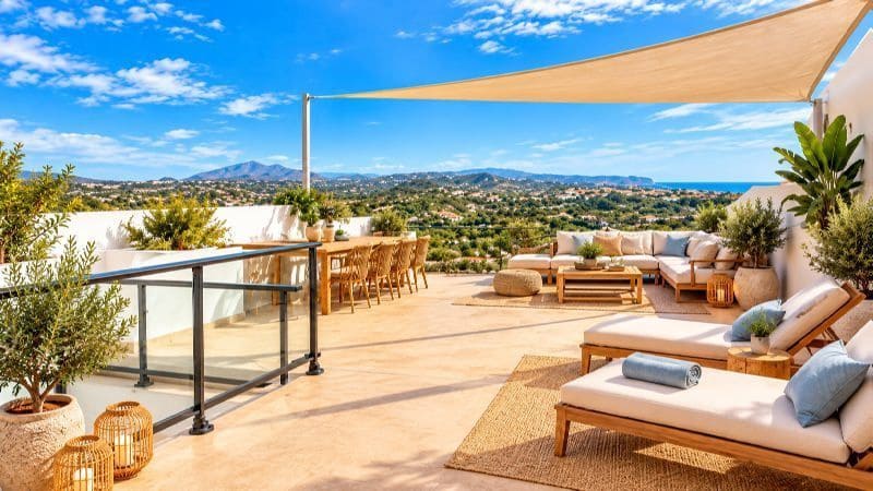 5 chambre Maison de Ville à vendre à Calpe / Calp avec piscine garage - 489 000 € (Ref: 10179866)