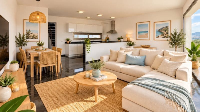 5 chambre Maison de Ville à vendre à Calpe / Calp avec piscine garage - 489 000 € (Ref: 10179866)