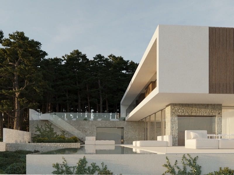 4 makuuhuone Huvila myytävänä paikassa Moraira mukana uima-altaan 
autotalli - 1 675 000 € (Ref: 7446243)