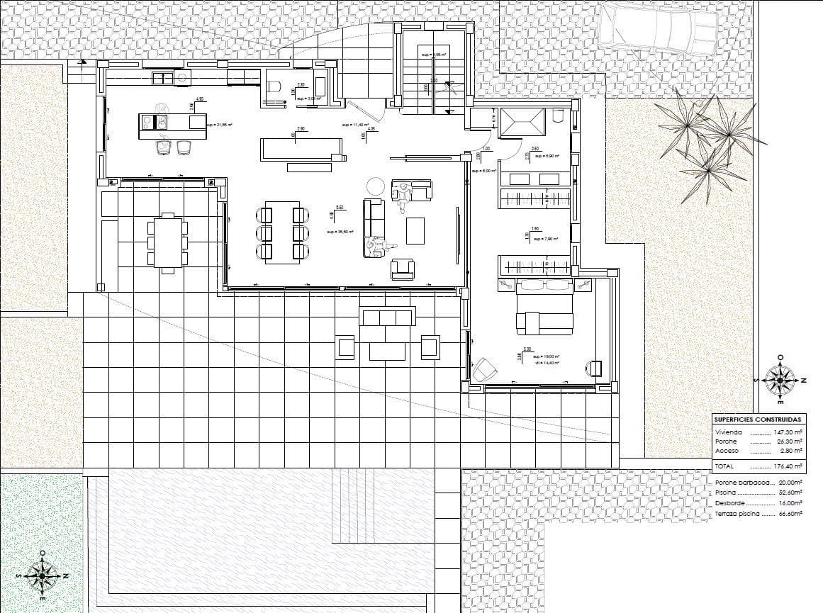 4 soveværelse Villa til salg i Moraira med swimmingpool garage - € 1.495.000 (Ref: 7446245)