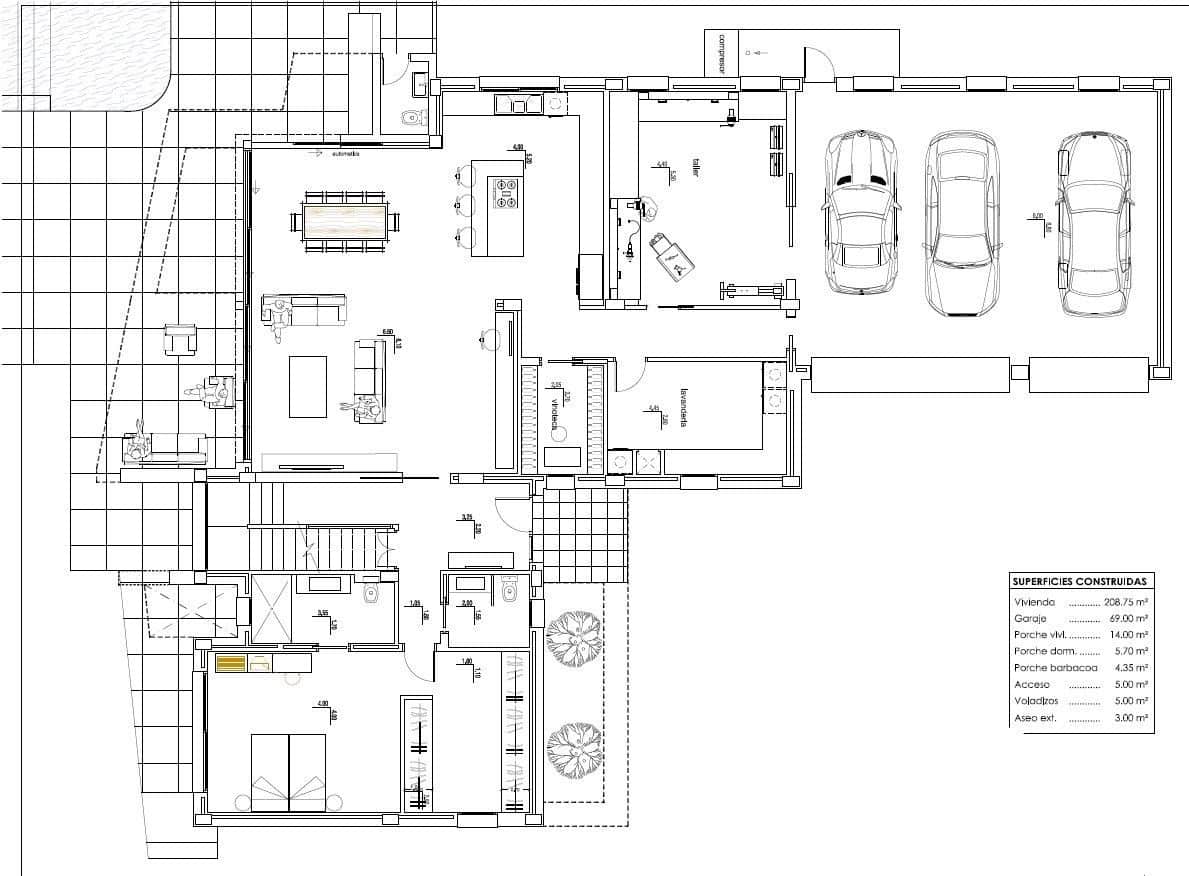 4 bedroom Villa for sale in Calpe / Calp with pool garage - € 1,795,000 (Ref: 7446249)