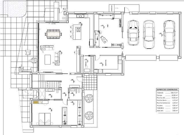 4 makuuhuone Huvila myytävänä paikassa Calpe / Calp mukana uima-altaan 
autotalli - 1 795 000 € (Ref: 7446249)