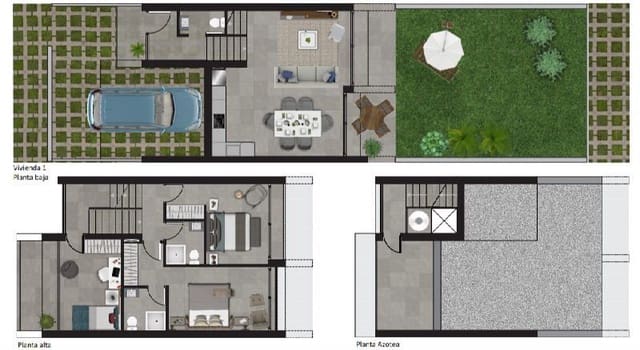 3 makuuhuone Paritalo myytävänä paikassa Calpe / Calp mukana uima-altaan 
autotalli - 511 000 € (Ref: 8232808)