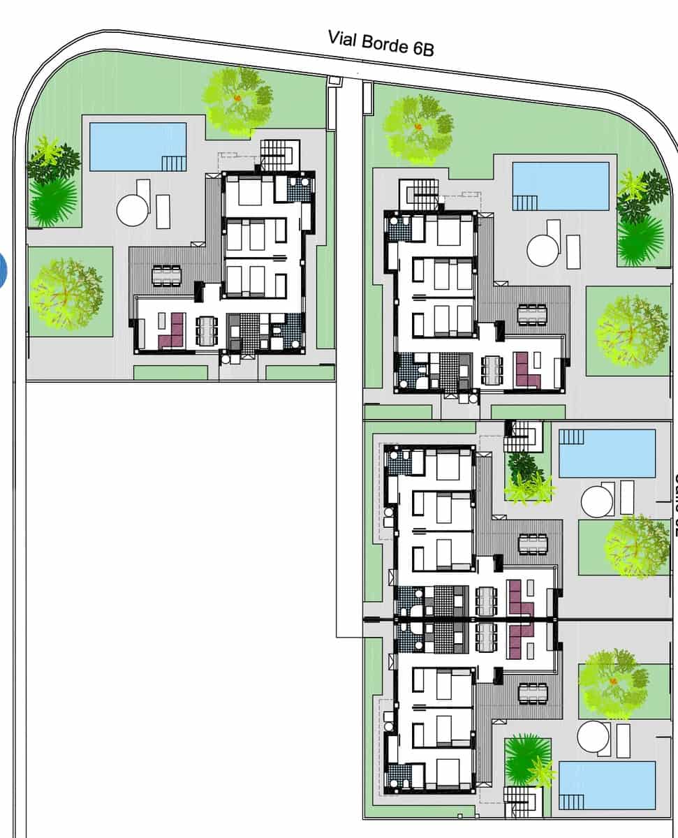 3 soveværelse Semi-Rækkehus til salg i Els Poblets med swimmingpool - € 415.000 (Ref: 9146729)