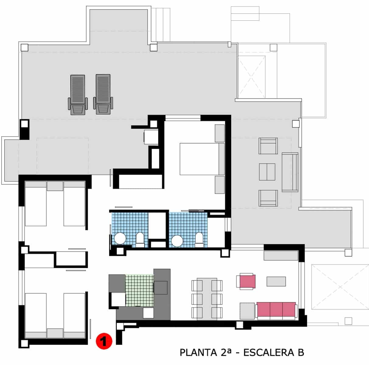 3 sovrum Lägenhet till salu i Denia med pool - 399 000 € (Ref: 9146732)