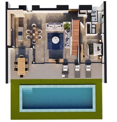 3 quarto Moradia para venda em Calpe / Calp com piscina garagem - 1 099 000 € (Ref: 9256717)