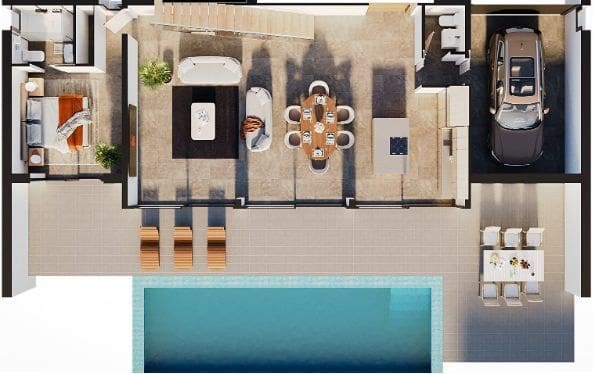 3 quarto Moradia para venda em Calpe / Calp com piscina garagem - 1 099 000 € (Ref: 9256717)