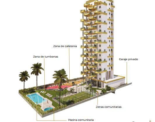 3 sovrum Lägenhet till salu i Calpe / Calp med pool garage - 565 000 € (Ref: 9535612)