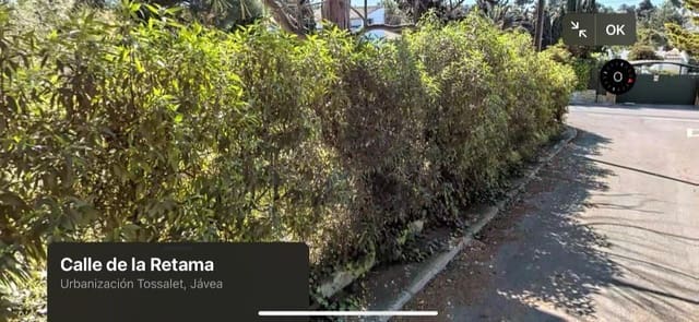 Terreno/Finca Rústica en Cap Martí - El Tossalet - Pinomar, Javea / Xàbia en venta - 295.000 € (Ref: 9610786)