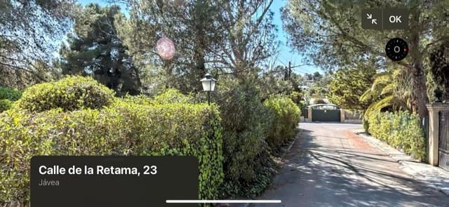 Terreno/Finca Rústica en Cap Martí - El Tossalet - Pinomar, Javea / Xàbia en venta - 295.000 € (Ref: 9610786)