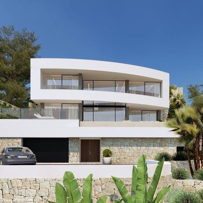4 makuuhuone Huvila myytävänä paikassa Calpe / Calp mukana uima-altaan 
autotalli - 2 200 000 € (Ref: 9915176)