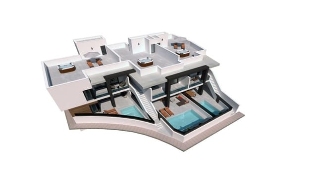 2 bedroom Semi-detached Villa for sale in Rojales with pool - € 262,000 (Ref: 9547544)