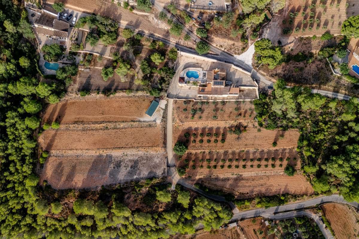 5 chambre Finca/Maison de Campagne à vendre à Benissa avec piscine - 1 400 000 € (Ref: 10016679)